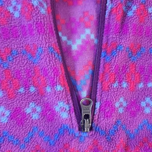 Columbia Women Sz S Glacial Purple Fleece Jacket 1/4 Zip Pullover Warm Gorpcore - Picture 5 of 11